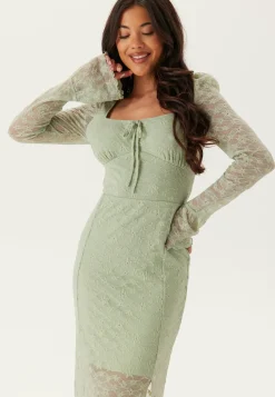 BUBBLEROOM Juhlamekot|Kesämekot*Square Neck Lace Dress