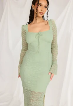 BUBBLEROOM Juhlamekot|Kesämekot*Square Neck Lace Dress