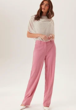BUBBLEROOM Suorat Housut|Korkeavyötäröiset Housut*Straight High Waist Suit Trousers