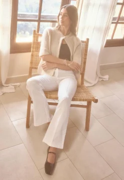 BUBBLEROOM Korkeavyötäröiset Housut|Lahkeelliset Housut*Stretchy Back Pocket Trousers