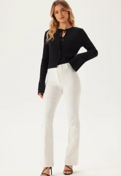 BUBBLEROOM Korkeavyötäröiset Housut|Lahkeelliset Housut*Stretchy Back Pocket Trousers