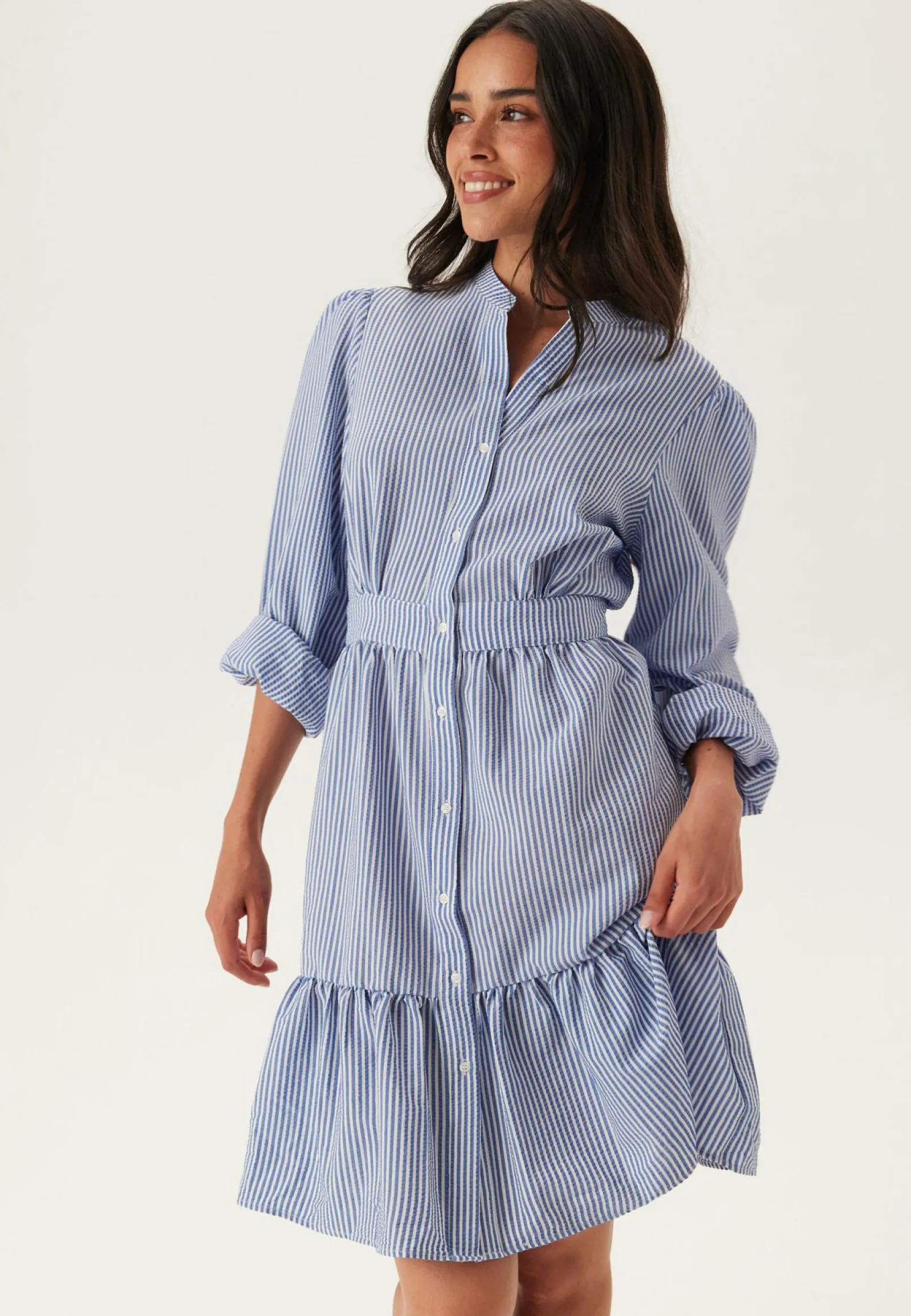 BUBBLEROOM Raidalliset Mekot|Pitkähihaiset Mekot*Striped Dress