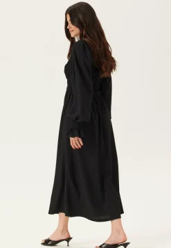 BUBBLEROOM Puhvihihalliset Mekot|Pitkähihaiset Mekot*Structure Long Sleeve Midi Dress