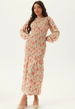 Happy Holly Smokkimekot|Kukkakuosiset Ja Kuviolliset Mekot*Structure Smock Midi Dress