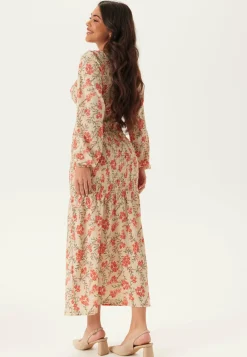 Happy Holly Smokkimekot|Kukkakuosiset Ja Kuviolliset Mekot*Structure Smock Midi Dress