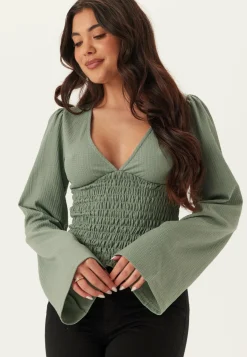 BUBBLEROOM Pitkähihaiset Topit|Rennot Topit*Structure Smock Top