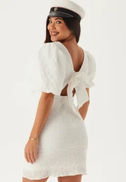 Bubbleroom Occasion Juhlamekot|Puhvihihalliset Mekot*Structured Bow Short Dress