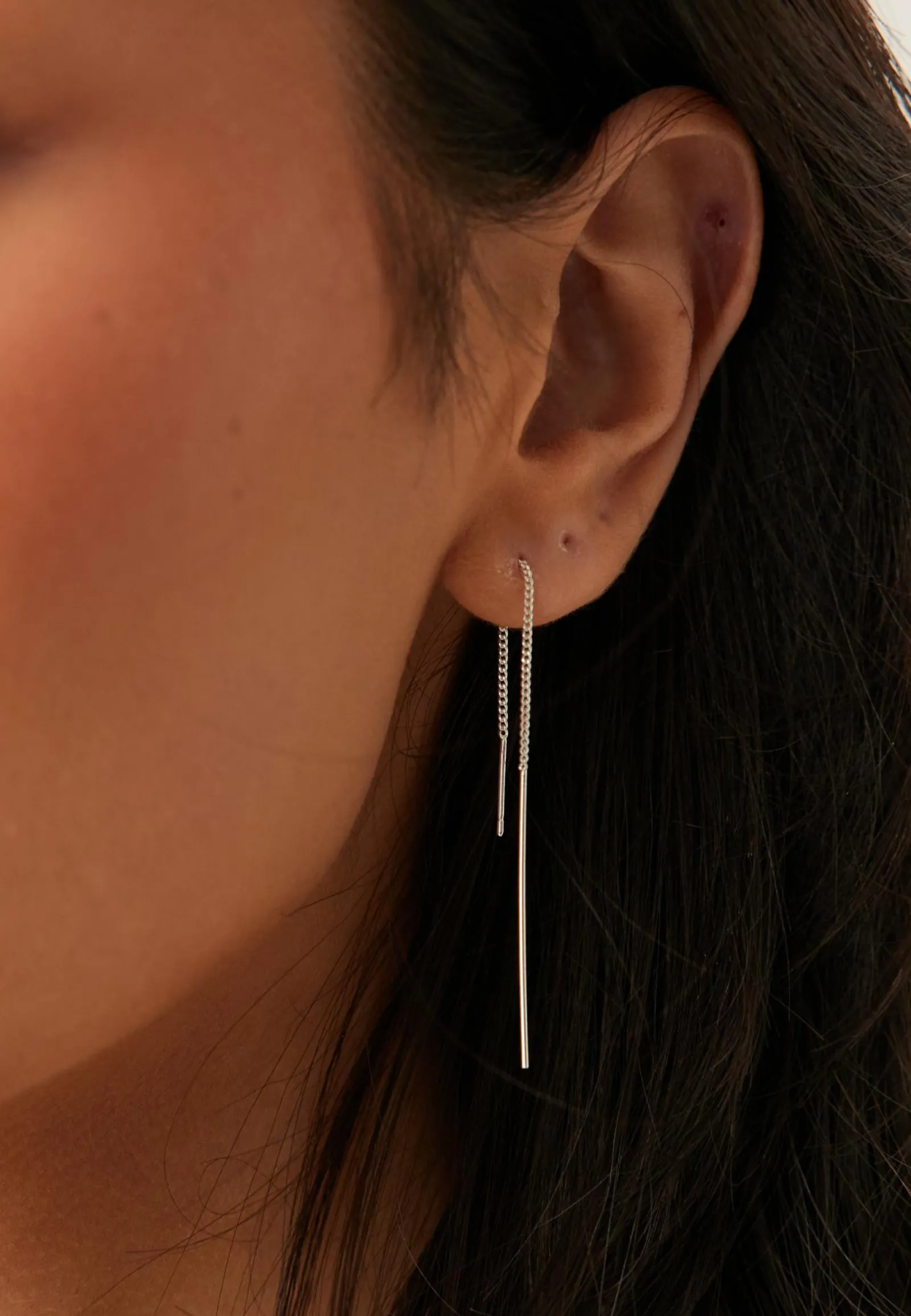 Pilgrim Korvakorut*Tahoe Chain Earrings Silver-pl