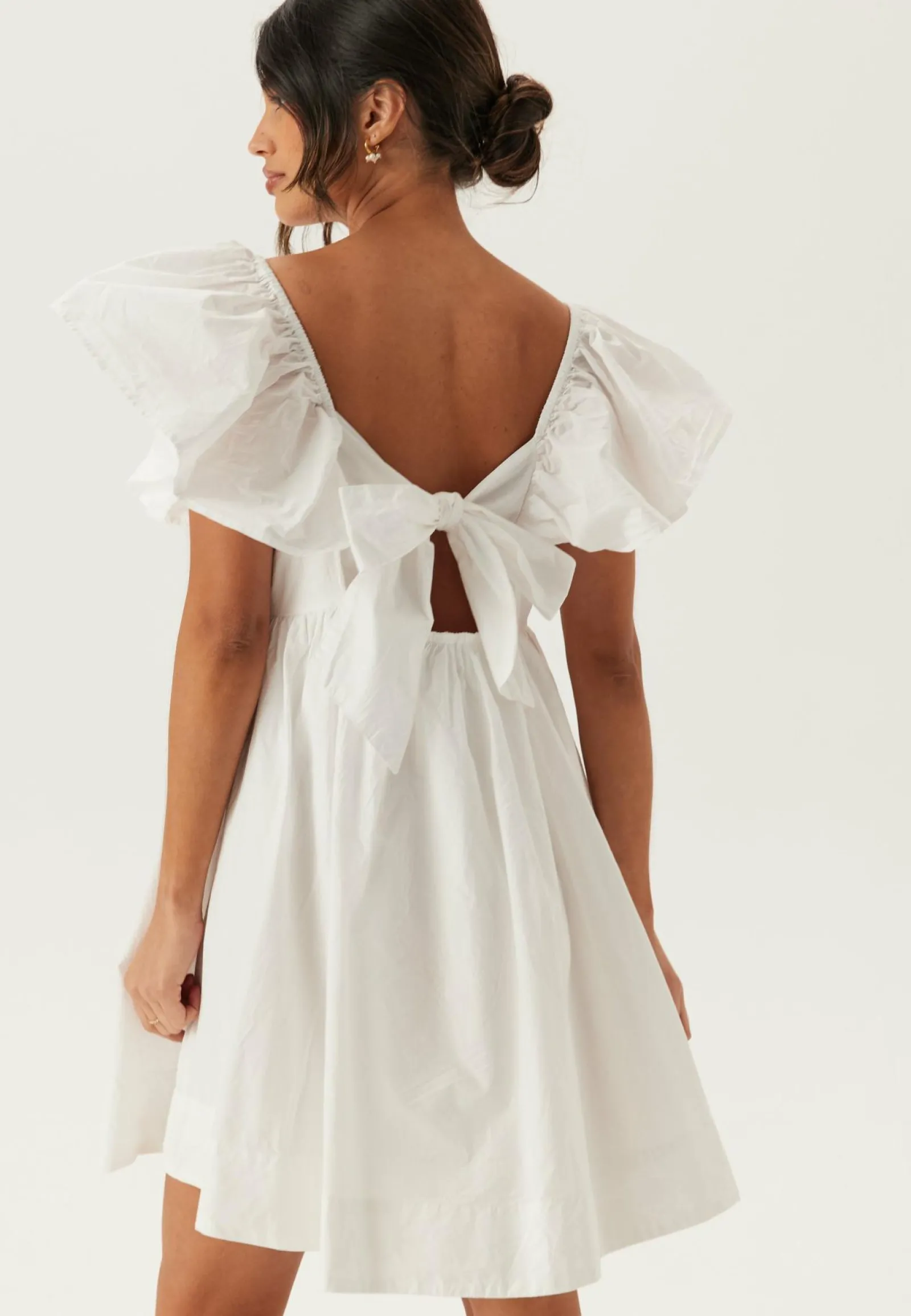 Bubbleroom Occasion Kesämekot|Minimekot*Tie Back Frill Short Dress