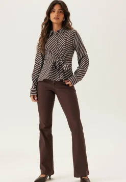 BUBBLEROOM Rusetilliset Puserot|Ruutu- Ja Raidalliset Puserot Ja Paidat*Tie Detail Shirt