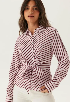 BUBBLEROOM Rusetilliset Puserot|Ruutu- Ja Raidalliset Puserot Ja Paidat*Tie Detail Shirt