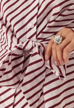 BUBBLEROOM Rusetilliset Puserot|Ruutu- Ja Raidalliset Puserot Ja Paidat*Tie Detail Shirt