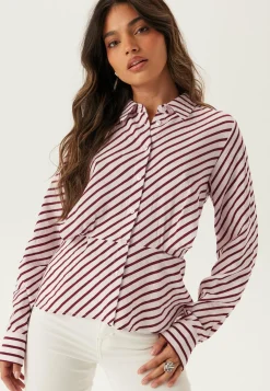 BUBBLEROOM Rusetilliset Puserot|Ruutu- Ja Raidalliset Puserot Ja Paidat*Tie Detail Shirt