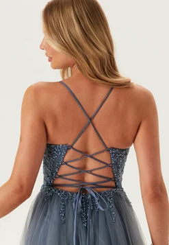 Christian Koehlert Paljettimekot|Iltapuvut*Tulle Back Lacing Evening Dress