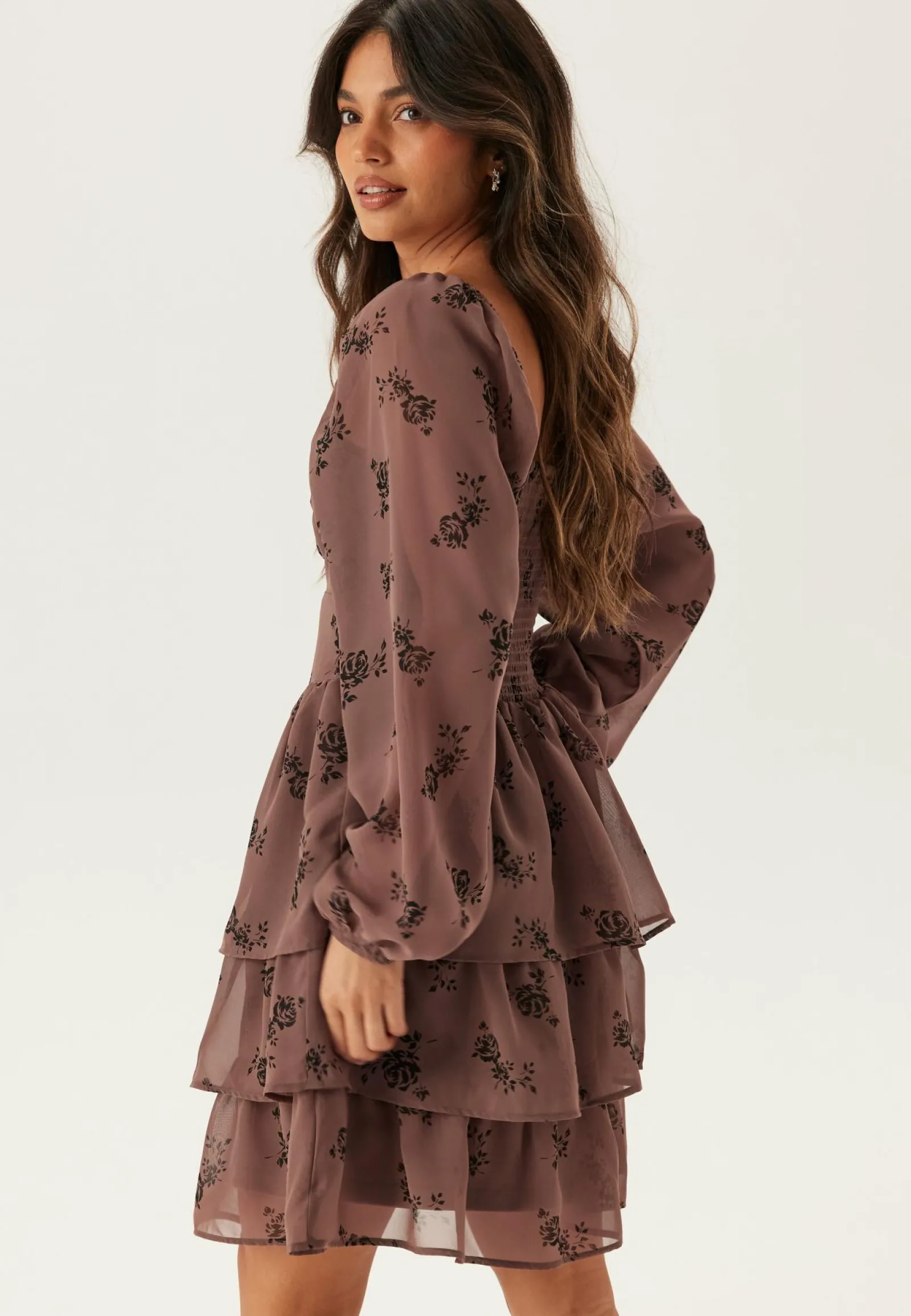 BUBBLEROOM Smokkimekot|Kukkakuosiset Ja Kuviolliset Mekot*Twist Detail Flounce Dress