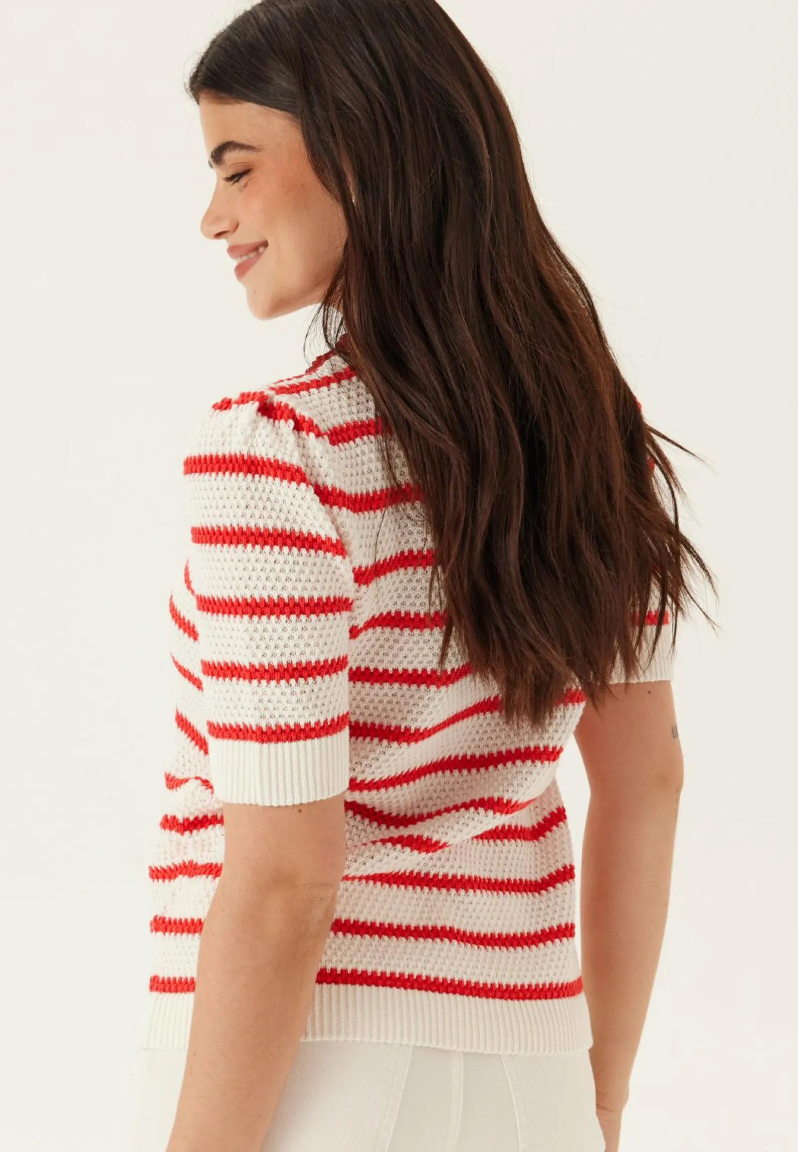 VILA T-Paidat|Rennot Topit*Vidalo O-neck S/S STRIPE KNIT