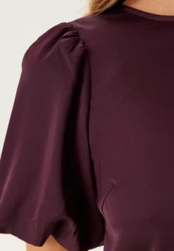 VILA Rennot Topit*Viellette 2/4 SATIN PUFF TOP S