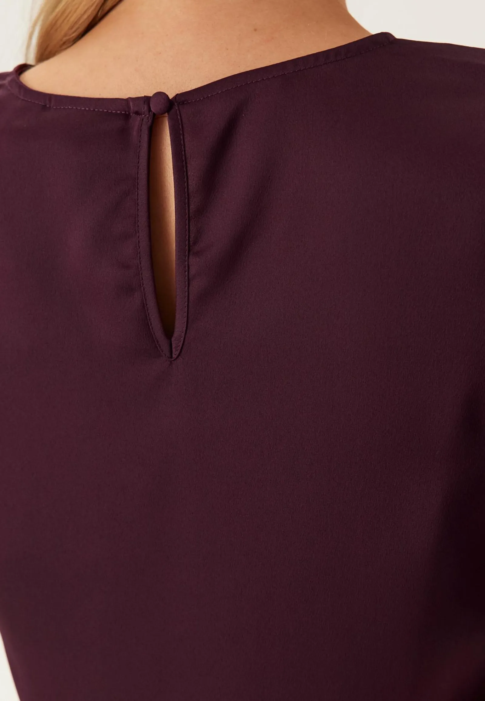 VILA Rennot Topit*Viellette 2/4 SATIN PUFF TOP S