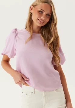 VILA Rennot Topit*Viellette 2/4 SATIN PUFF TOP S
