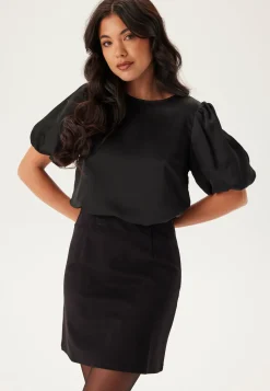 VILA Yksiväriset Puserot Ja Paidat|Juhlapyserot*Viellette 2/4 SATIN PUFF TOP S