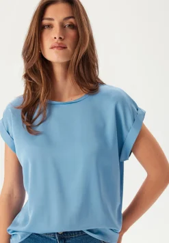 VILA Rennot Topit*Viellette S/S Satin Top