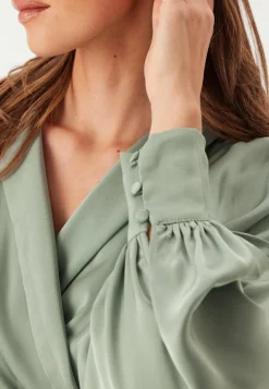 VILA Juhlamekot|Puhvihihalliset Mekot*Vienna Ravenna L/S Ankle Wrap Dress