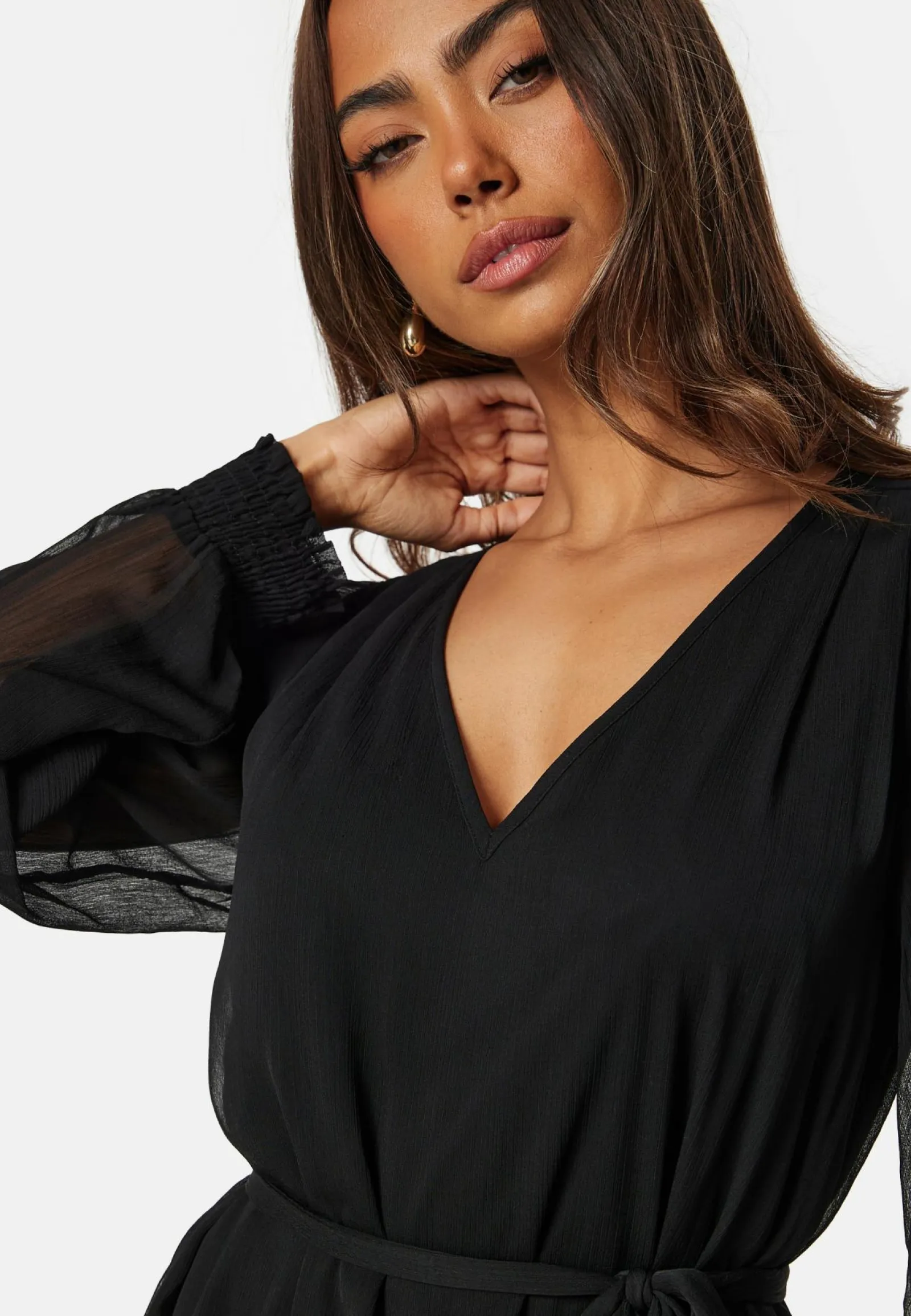 VILA Smokkimekot|Pitkähihaiset Mekot*Vifalia smock V-neck L/S dress