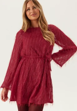 VILA Joulumekot|Glittermekot*Vifeather L/S O-NECK SHORT DRE