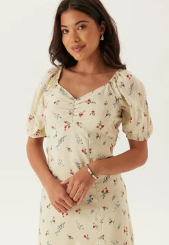 VILA Kukkakuosiset Ja Kuviolliset Mekot|Kesämekot*Vihavanne Rima S/S MIDI DRESS