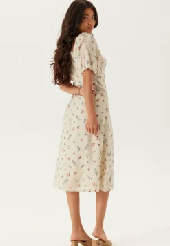 VILA Kukkakuosiset Ja Kuviolliset Mekot|Kesämekot*Vihavanne Rima S/S MIDI DRESS