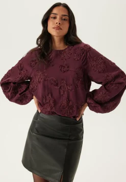 VILA Yksiväriset Puserot Ja Paidat|Tunikat Ja Puserot*Vihulda O-neck L/S TOP