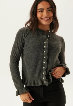 VILA Neuletakit Ja Neuleet|Neuletakit*Vijacia O-neck L/S FRILL KNIT