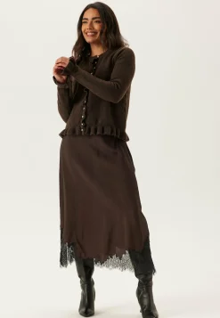 VILA Neuletakit Ja Neuleet|Neuletakit*Vijacia O-neck L/S FRILL KNIT