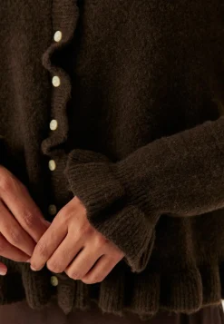 VILA Neuletakit Ja Neuleet|Neuletakit*Vijacia O-neck L/S FRILL KNIT