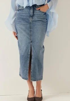VILA Farkkuhameet|Farkkuhame*Vijaf Hw Midi Denim Skirt-noos