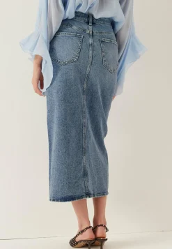 VILA Farkkuhameet|Farkkuhame*Vijaf Hw Midi Denim Skirt-noos