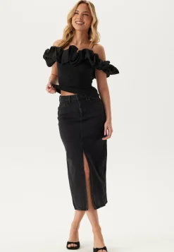 VILA Farkkuhameet|Farkkuhame*Vijaf Hw Midi Denim Skirt-noos