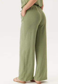 VILA Korkeavyötäröiset Housut|Rennot Housut*Vijosa Hw Wide Pants - Noos