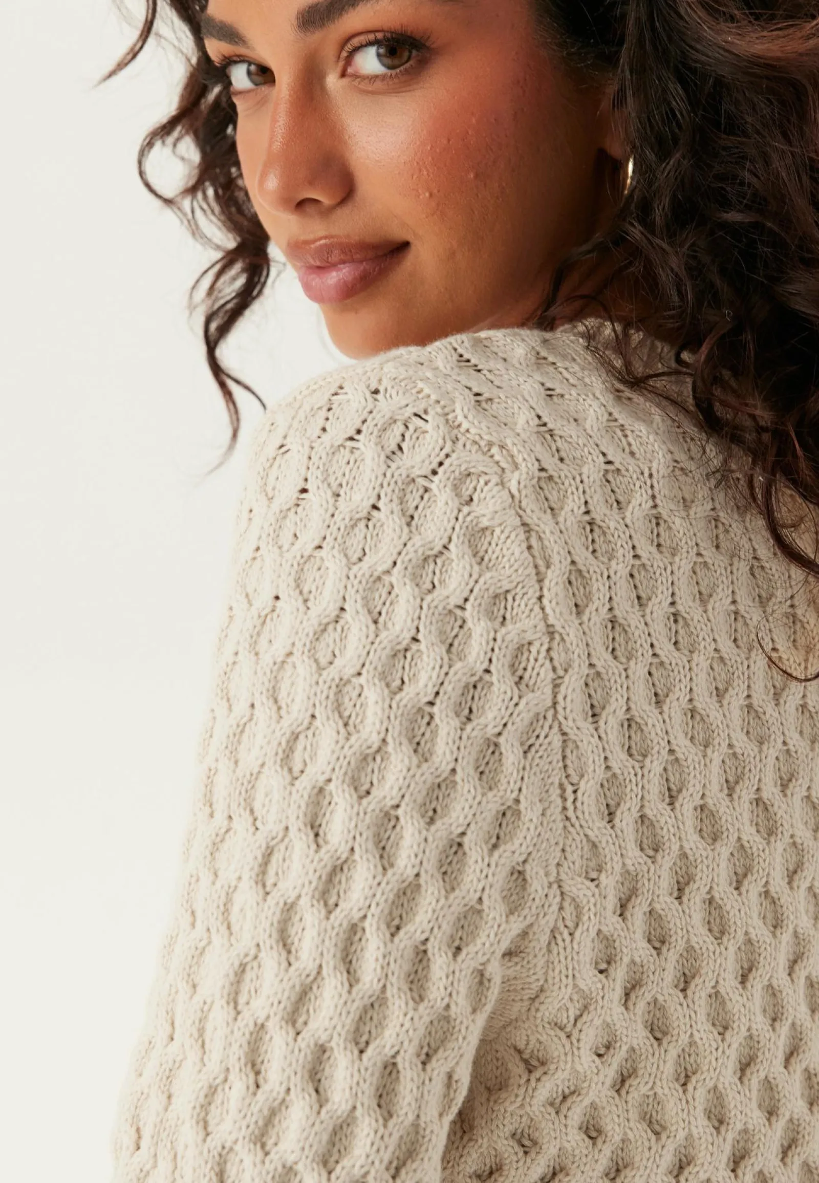 VILA Neuletakit Ja Neuleet|Neuletakit*Vikali L/S O-NECK KNIT BUTTON
