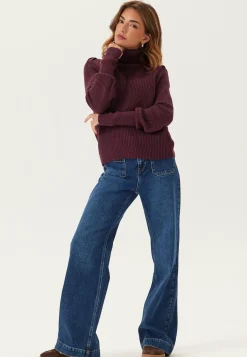 VILA Pooloneuleet|Neulepuserot*Vilou New Rollneck L/S KNIT TO