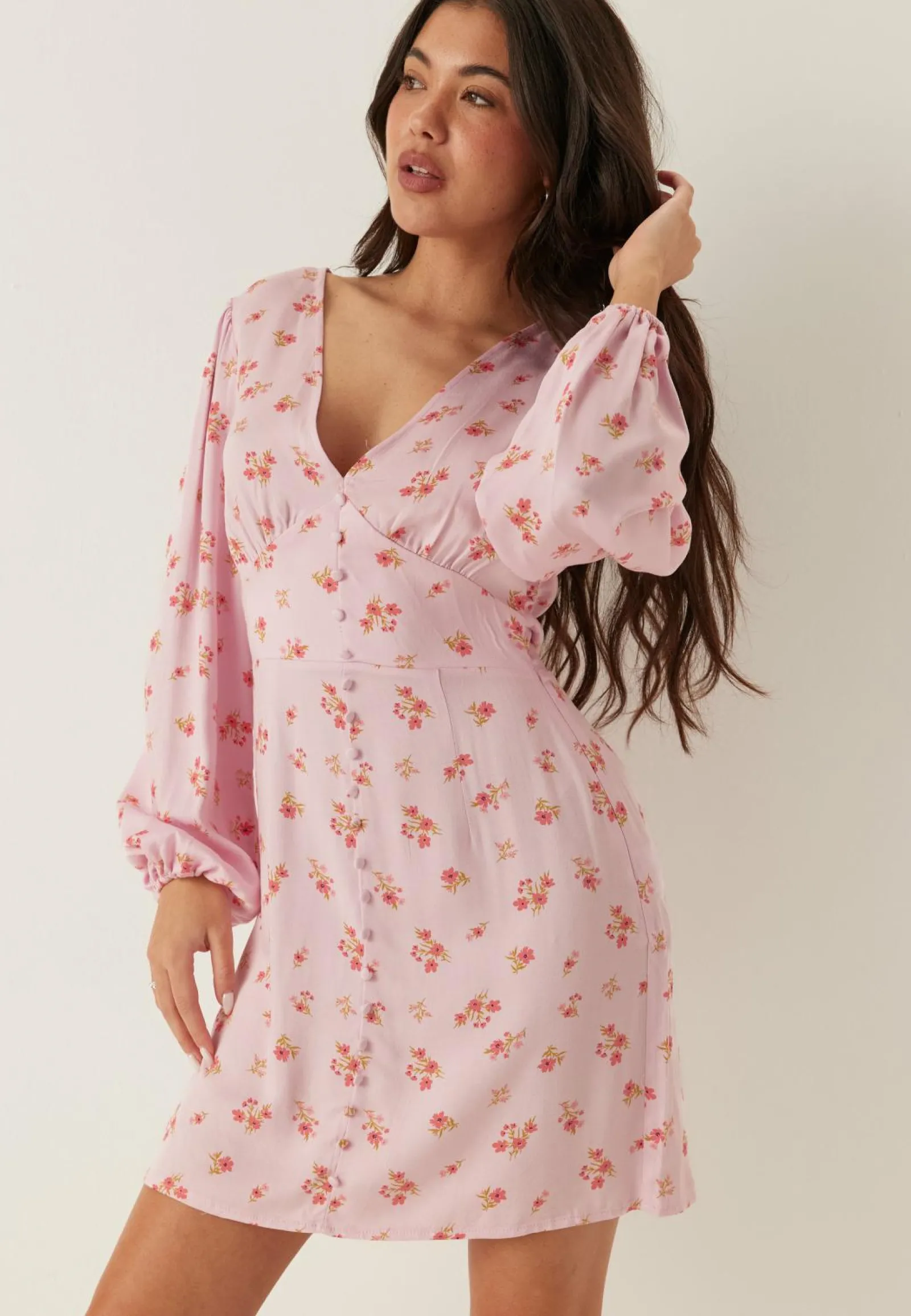 VILA Kesämekot|Pitkähihaiset Mekot*VIMALIN CORBA L/S SHORT DRESS