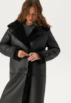 VILA Syystakit|Päällystakit*Vimella Long Sherling Coat