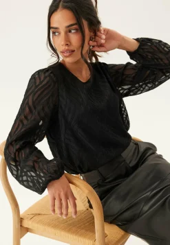 VILA Yksiväriset Puserot Ja Paidat|Juhlapyserot*Vimika O-neck L/S Top