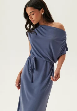 VILA Juhlamekot|Yksiolkaimiset Mekot*Vimodala Waterfall C/S Midi Dress