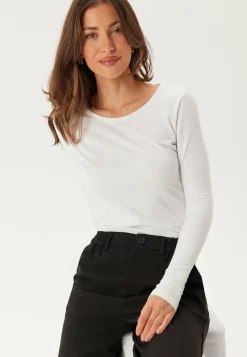 VILA Pitkähihaiset Topit|Perustopit*Vinora L/S O-NECK TOP - NOOS O