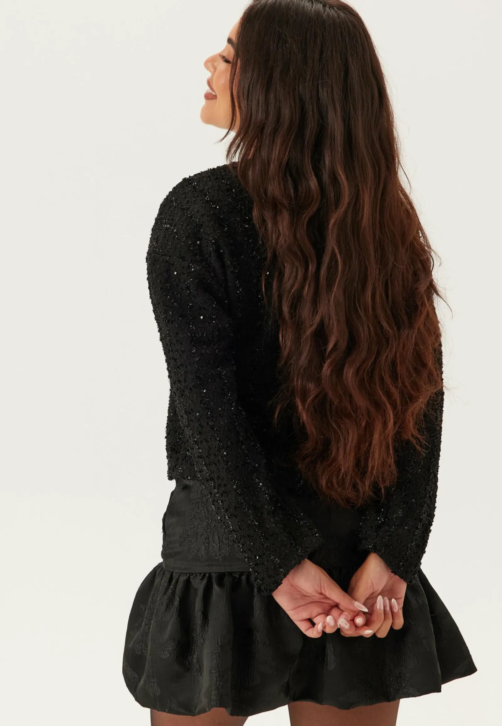 VILA Neuletakit Ja Neuleet|Glittertopit*Viotta L/S BOW CARDIGAN