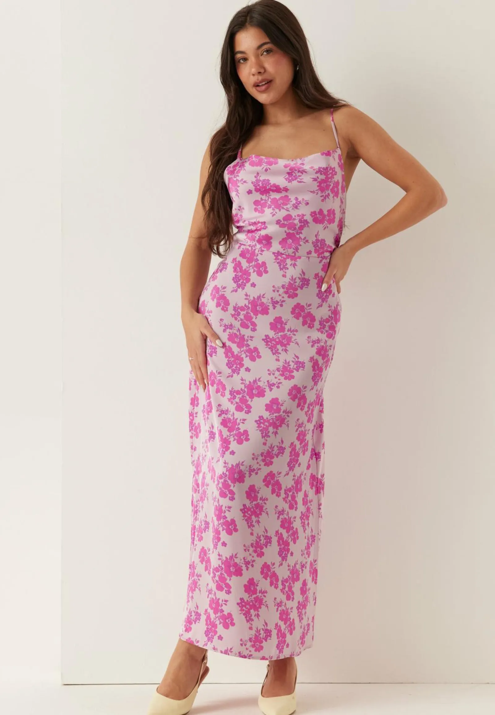 VILA Kukkakuosiset Ja Kuviolliset Mekot|Kesämekot*Viravenna Strap Ankle Dress