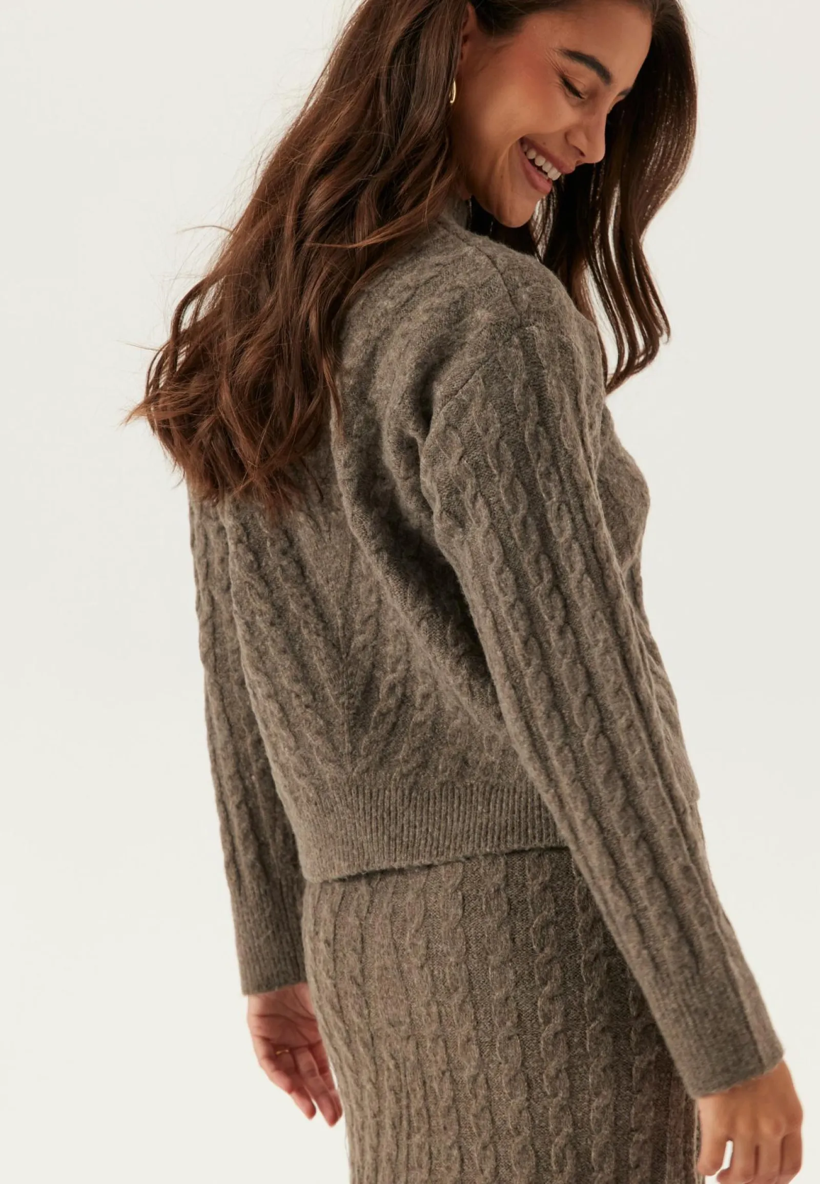 VILA Neulesetit|Neulesetit*Virelli Highneck L/S CABLE KNIT