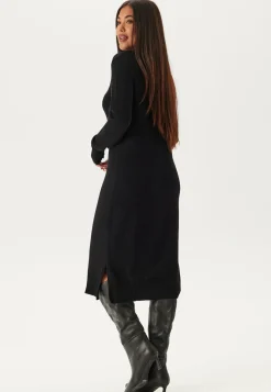 VILA Pitkähihaiset Mekot|Midimekot*Viril Crew Neck Midi Dress