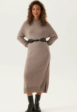 VILA Pitkähihaiset Mekot|Midimekot*Viril Crew Neck Midi Dress
